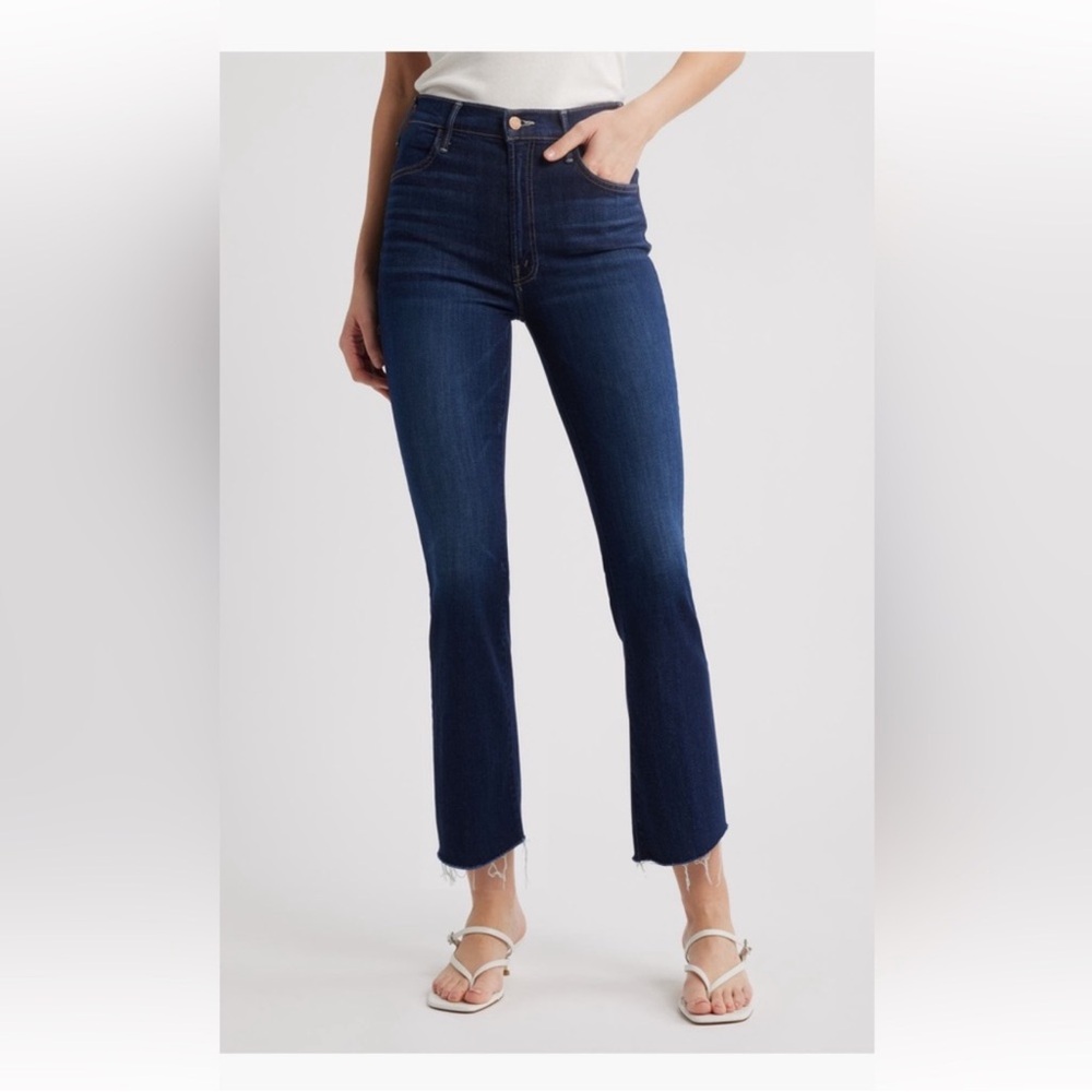 MOTHER The Hustler ankle fray jeans